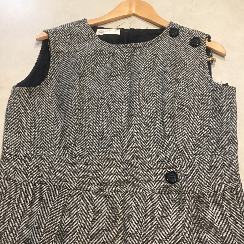 Vintage Peck & Peck 60’s Wool Blend Wrap Dress